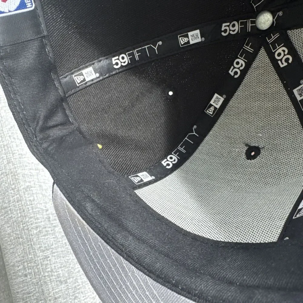 Los Angeles Lakers Black Hat Cap 59Fifty Fitted 7 3/4